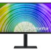 Samsung S27A600UUN - LED monitor - 27" (26.9" viewable) - 2560 x 1440 QHD @ 75 Hz - IPS - 300 cd/m² - 1000:1 - HDR10 - 4 ms - HDMI, DisplayPort, USB-C - black