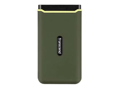 Transcend ESD380C - SSD - 500 GB - external (portable) - USB 3.2 Gen 2x2 (USB-C connector) - military green
