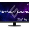 ViewSonic VX2716A - LED monitor - gaming - 27" - 1920 x 1080 Full HD (1080p) @ 120 Hz - IPS - 300 cd/m² - 1300:1 - 1 ms - HDMI, DisplayPort, USB-C