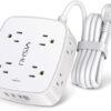 Yishu 8 outlet Surge Protector / Power Strip 6FT Cord AHR-803