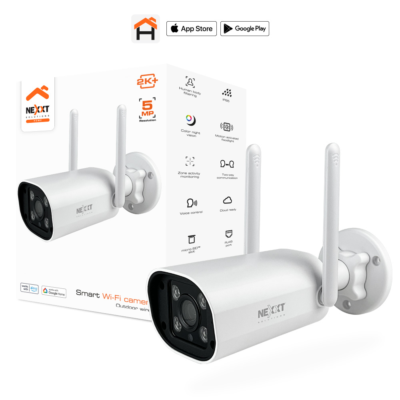 Nexxt - Smart Wi-Fi® camera - Outdoor Fixed Camera 2K +5MP NHC-OF10