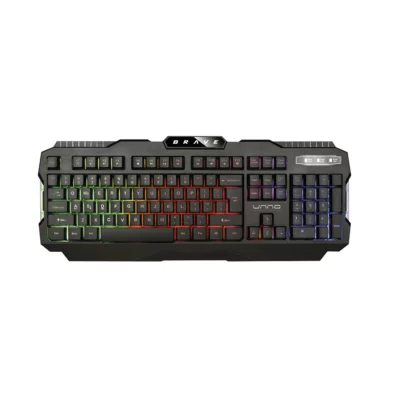 Unno Tekno Keyboard Brave Gaming - USB - KB6781BK