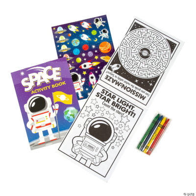 Oriental Trading - Space Activity Stationery Sets - 12 Pc