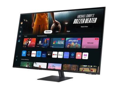 Samsung S43DM702UN - M70D Series - LED monitor - Smart - 43" - 3840 x 2160 4K @ 60 Hz - VA - 300 cd/m² - 5000:1 - HDR10 - 4 ms - HDMI, USB-C - speakers - black