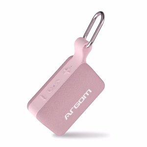 ArgomTech - BoogieLink Portable Wireless Speaker with IPX5 Water Resistance - Pink - ARG-SP-3110PK