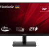 ViewSonic VA240-H - LED monitor - 24" (23.8" viewable) - 1920 x 1080 Full HD (1080p) @ 100 Hz - IPS - 250 cd/m² - 1000:1 - 1 ms - HDMI, VGA