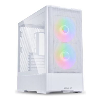 Lian Li Lancool 207 - Tower - ATX - windowed side panel (tempered glass) - no power supply - white - USB/Audio