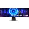 Samsung Odyssey QD-OLED G9 (G95SD) Dual QHD 240Hz 0.03ms G-Sync Compatible Curved Gaming Monitor with Glare Free and Smart Features